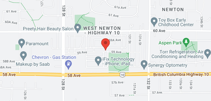 map of 12997 59 AVENUE